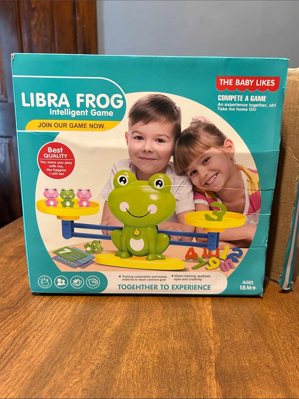 Libra Frog Intelligent Game - Green Kids Balance Toy STEM